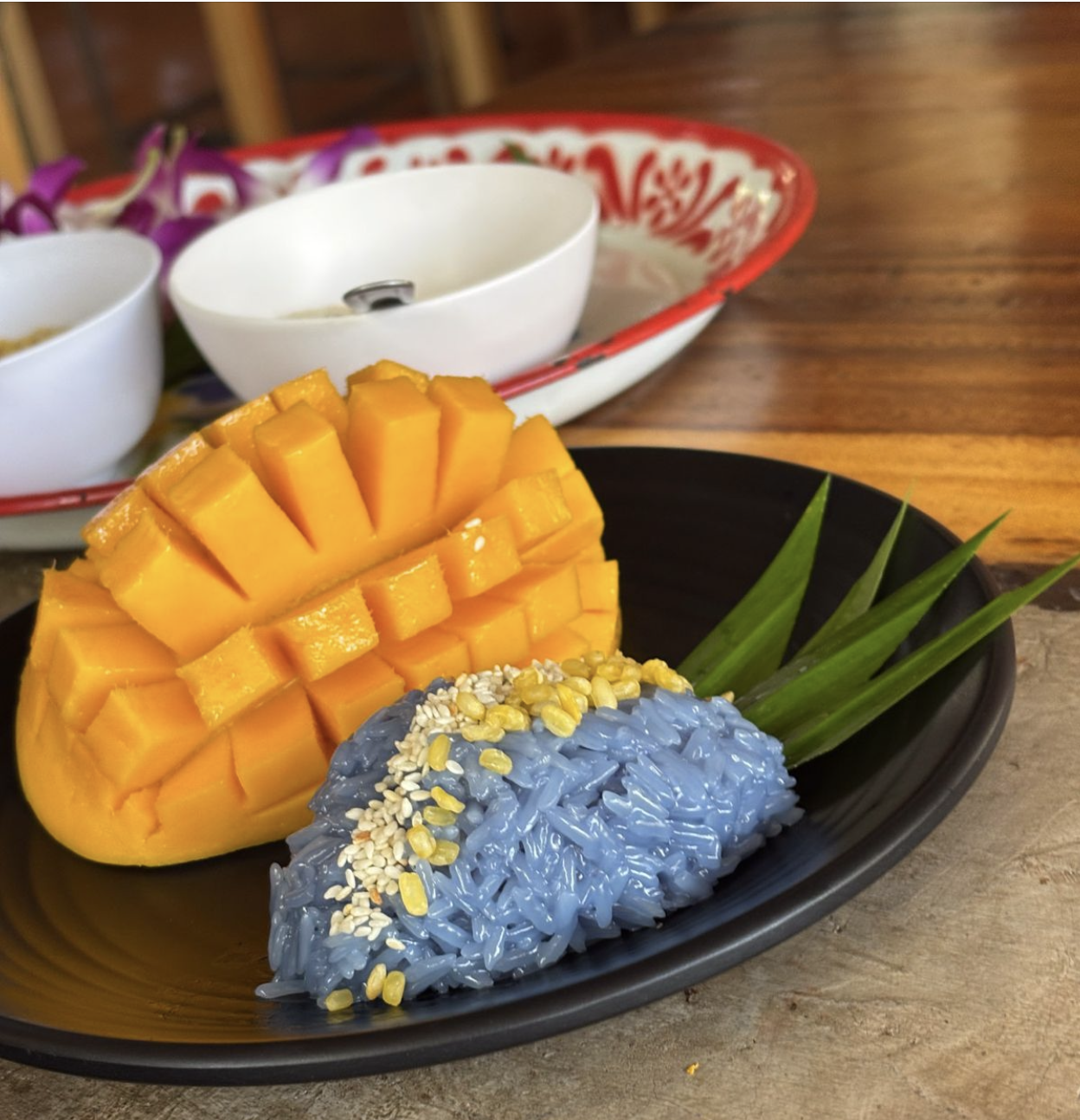 Mangue et riz gluant