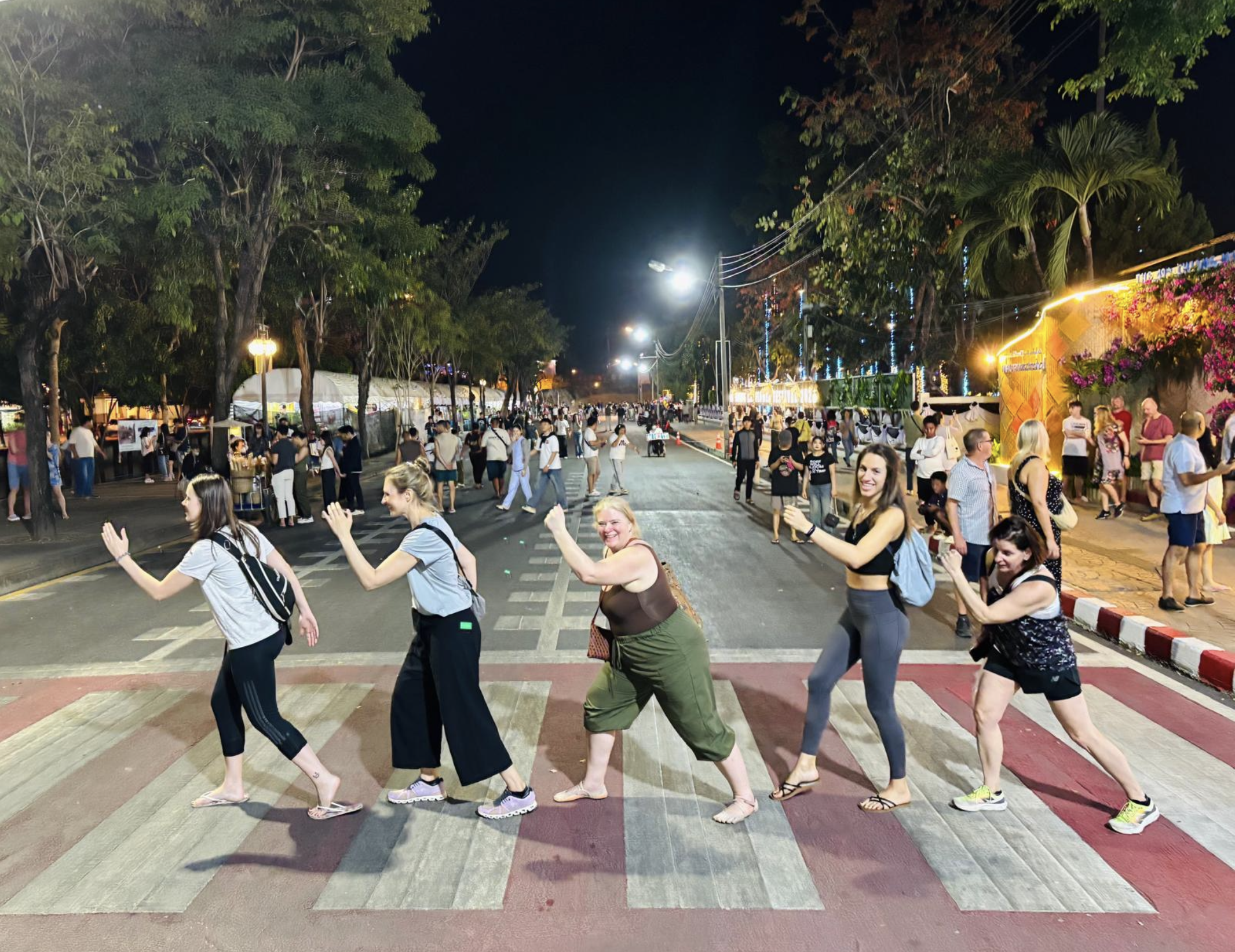 Scène de rue à Chiang Mai