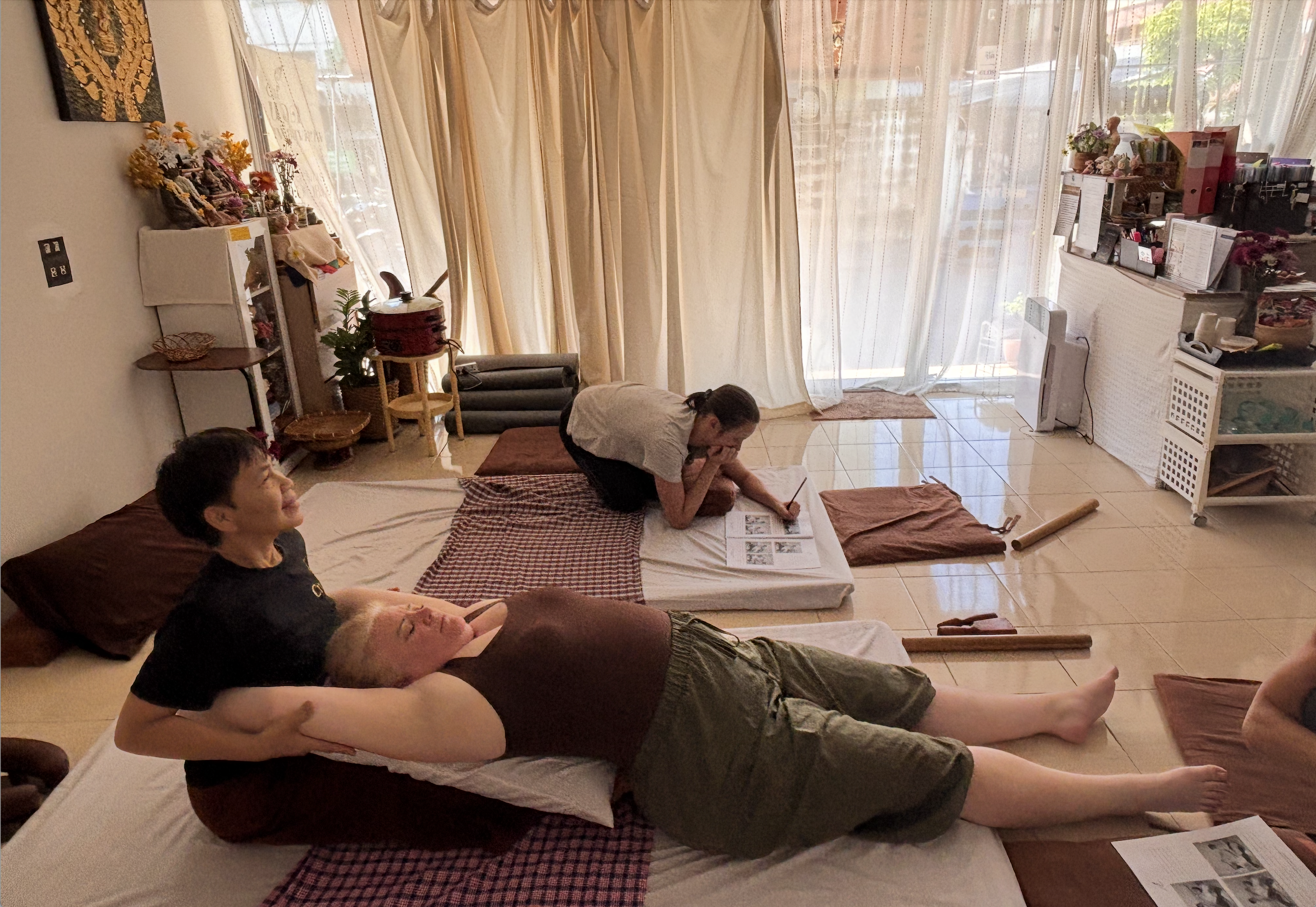Repos entre deux pratiques